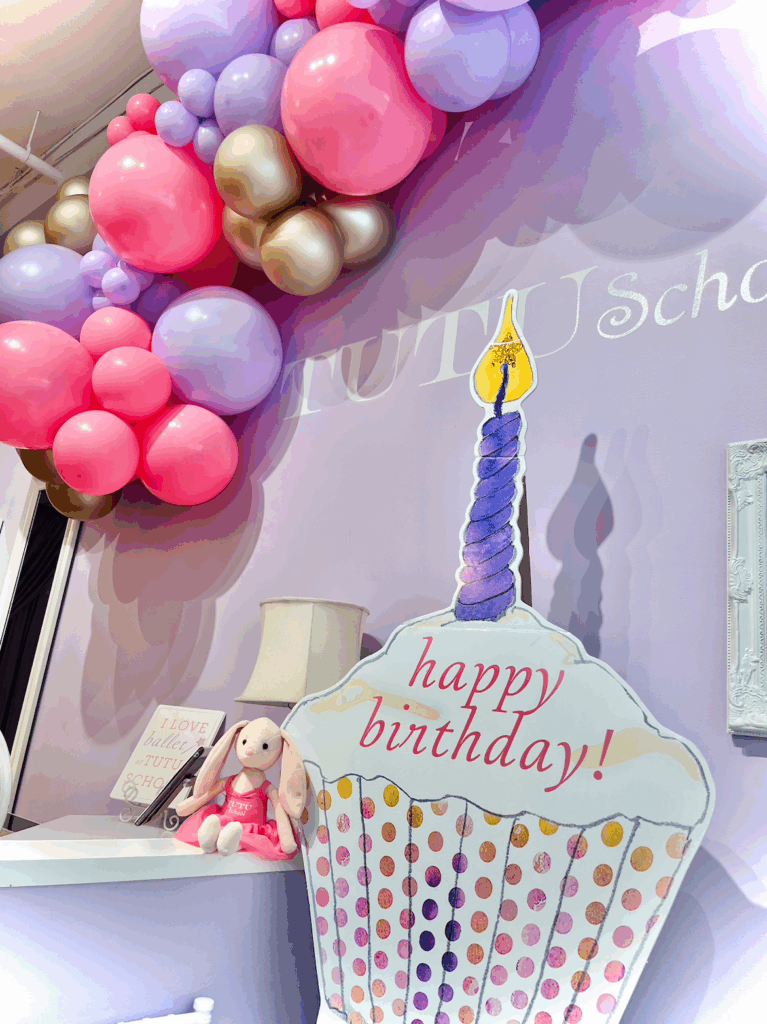 Celebración de cumpleaños en tutu school